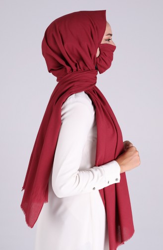 Sefamerve Masked Shawl 1000-06 Dark Red 1000-06