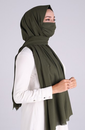 Sefamerve Maskeli Şal 1000-11 Haki