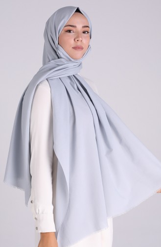 Sefamerve Masked Shawl 1000-13 Silver Gray 1000-13