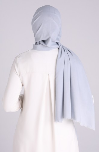 Sefamerve Masked Shawl 1000-13 Silver Gray 1000-13