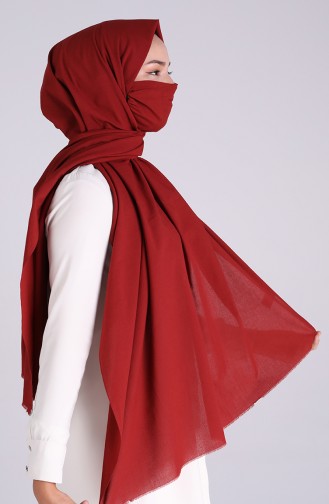 Sefamerve Masked Shawl 1000-24 Claret Red 1000-24