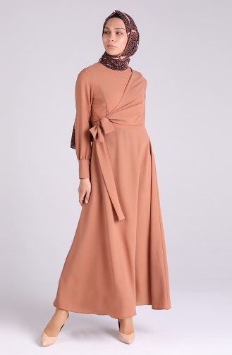 Robe Hijab Pelure d`oignon 0056-05