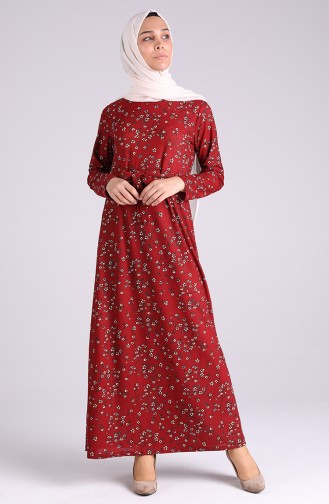 Tan Hijab Dress 5708P-05