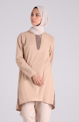 Beige Tunikas 0701-01