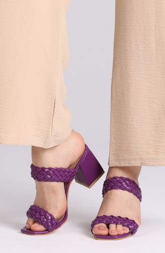 Purple Summer Slippers 0810-06