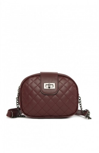 Claret red Shoulder Bag 87001900045741