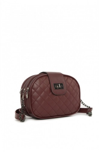 Claret red Shoulder Bag 87001900045741