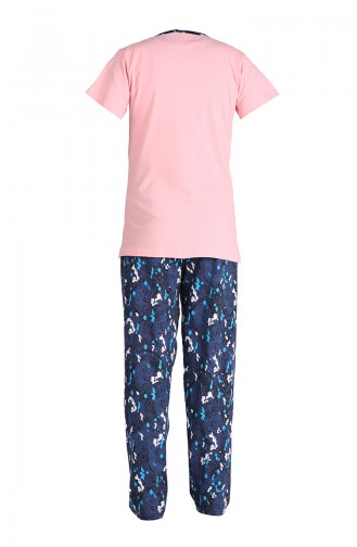 Lachsrosa Pyjama 2736-04