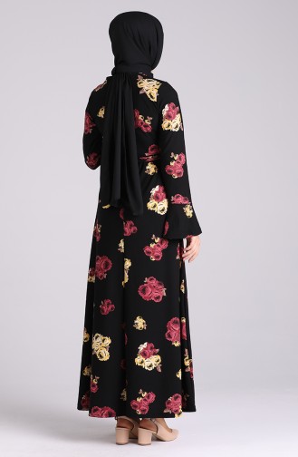 Robe Hijab Noir 5885-02