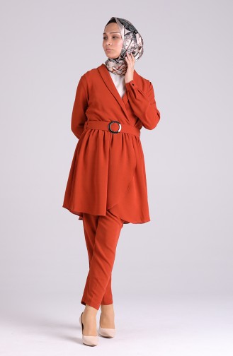 Belted Tunic Trousers Double Suit 5182-03 Tile 5182-03
