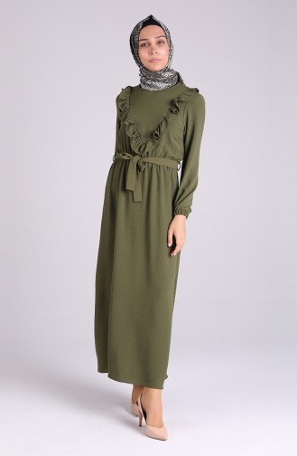 Mustard Hijab Dress 0053-04