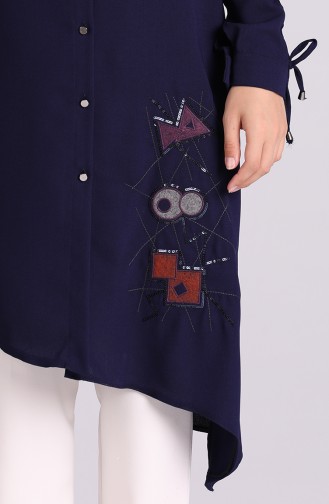 Navy Blue Tunics 1233-04