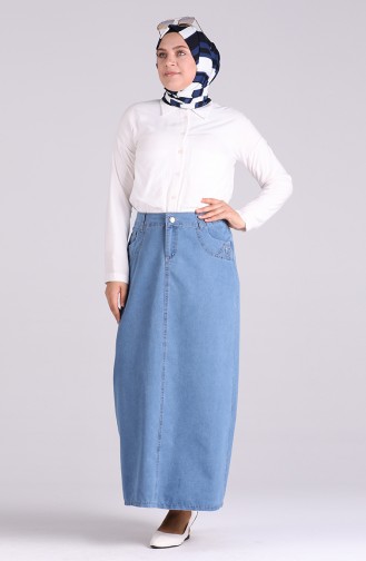 Denim Blue Skirt 32133-01