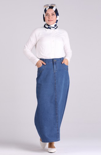 Navy Blue Skirt 32133-02