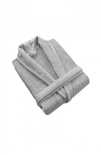 Gray Towel and Bathrobe Set 000556-01