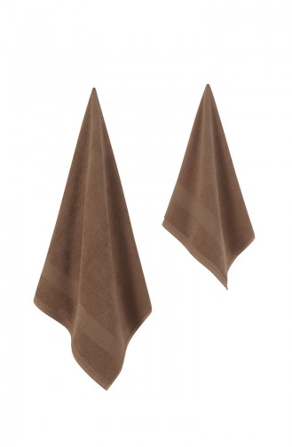 Brown Handdoek en Badjas set 000645-01