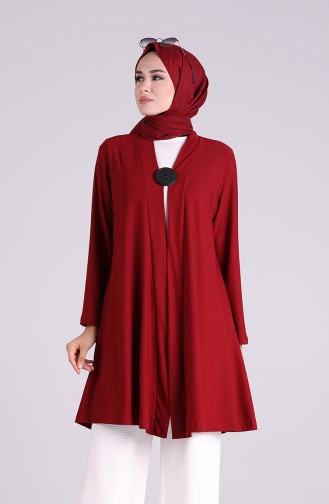 Tokalı Hırka 4599-02 Bordo