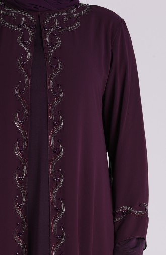 Habillé Hijab Plum 4579-02