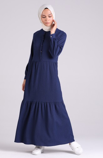 Robe Hijab Bleu Marine 5299-06