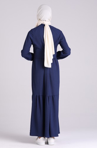 فستان أزرق كحلي 5299-06