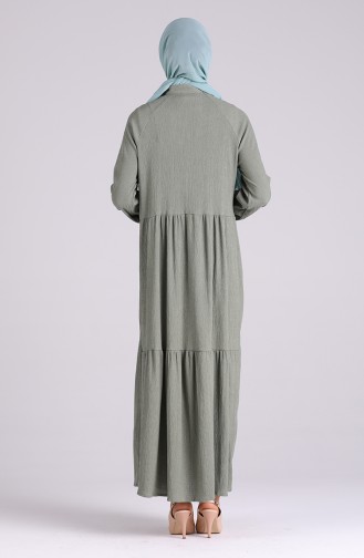 Robe Hijab Khaki Foncé 5299-07