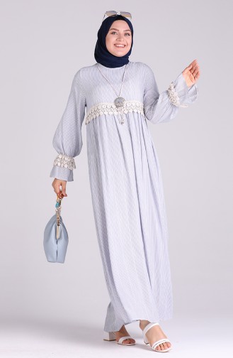 Robe Hijab Bleu 17909-02