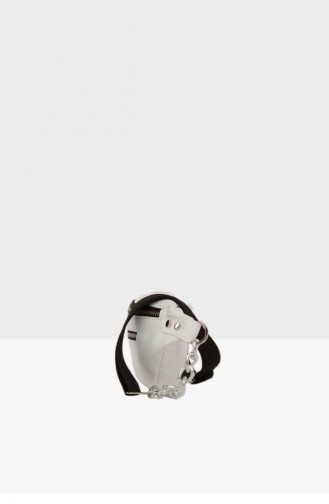 Bagmori Oval Çift Fermuarlı Bel Çantası M000002034 Beyaz
