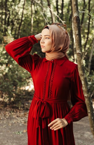 Robe Hijab Bordeaux 8260-01