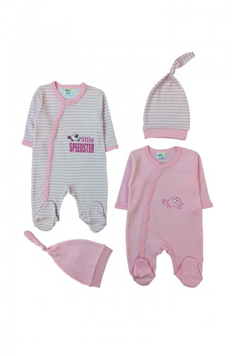 Pink Baby Overalls 0069