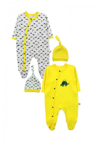 Yellow Baby Overalls 2028A