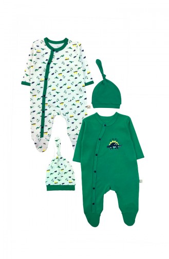 Green Baby Overalls 2030A