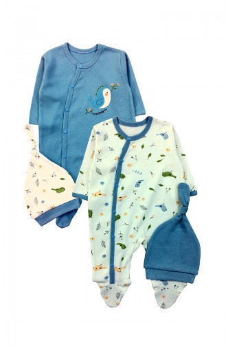 Combinaison Bébé Bleu 6820