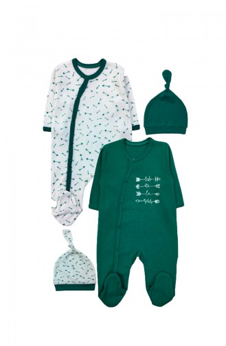 Green Baby Overall 8480