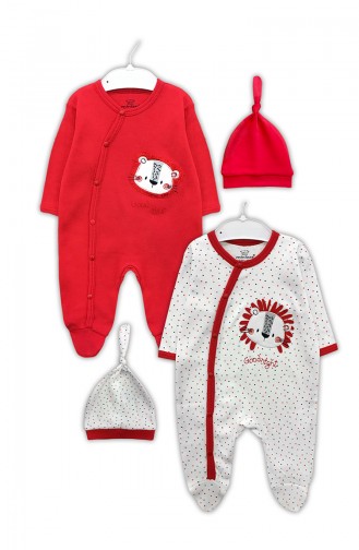 Combinaison Bébé Rouge 0315