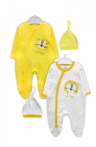 Combinaison Bébé Jaune 0316