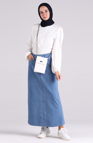 Denim Blue Skirt 32132-01