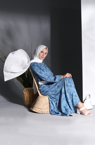 Robe Hijab Indigo 5322-02