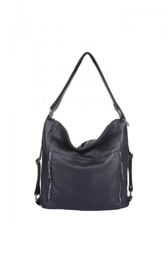 Navy Blue Shoulder Bags 409-011