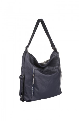 Navy Blue Shoulder Bag 409-011