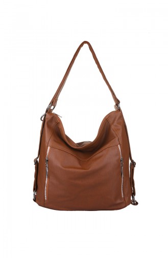 Tobacco Brown Shoulder Bag 409-091