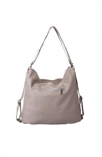 Silver Mink Shoulder Bag 411-022