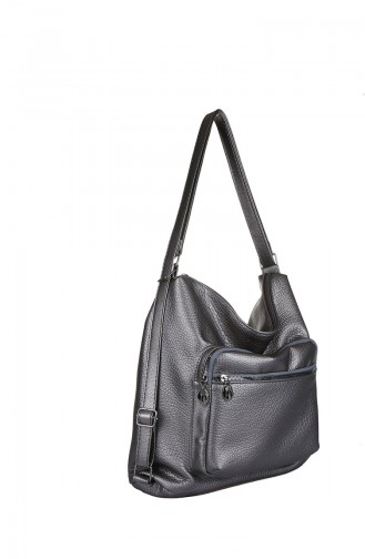 Silver Gray Shoulder Bag 411-200