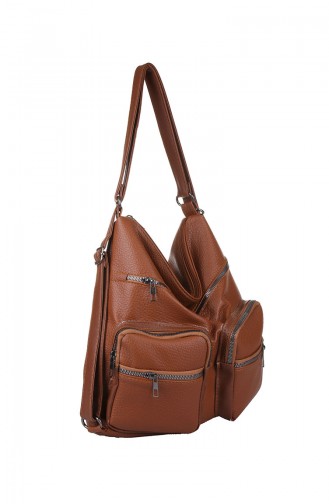 Tobacco Brown Shoulder Bag 412-091