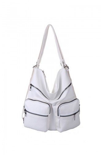 White Shoulder Bags 412-105