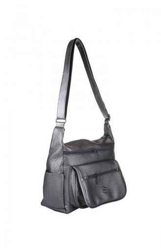 Silbergrau Schultertasche 413-200