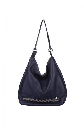 Navy Blue Shoulder Bag 414-011