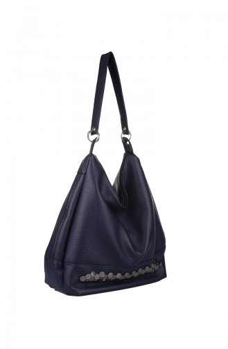 Navy Blue Shoulder Bags 414-011