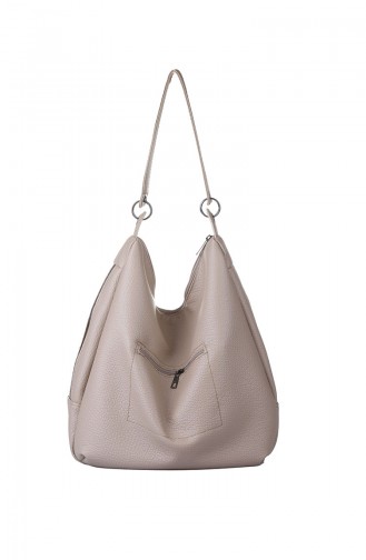 Silver Mink Shoulder Bag 414-022