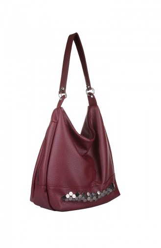 Claret Red Shoulder Bags 414-031