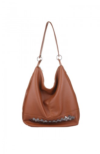 Tobacco Brown Shoulder Bag 414-091